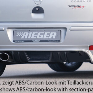 Difusor Trasero Rieger para Opel Corsa C (Facelift)