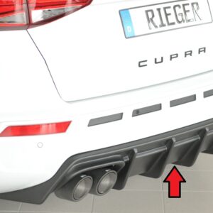 Difusor Trasero Rieger para Seat Ateca Cupra (5FP)