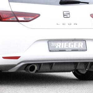 Difusor Trasero Rieger para Seat Leon (5F) - 3 y 5 Puertas