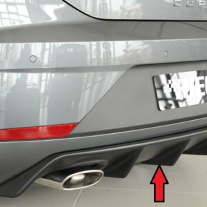 Difusor Trasero Rieger para Seat Leon Cupra (5F) 3 y 5 Puertas