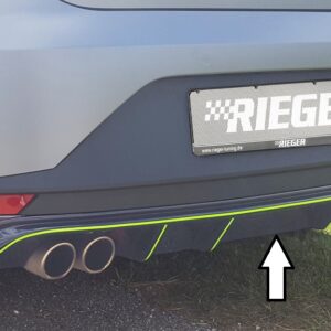 Difusor Trasero Rieger para Seat León FR (5F) - 3 y 5 Puertas