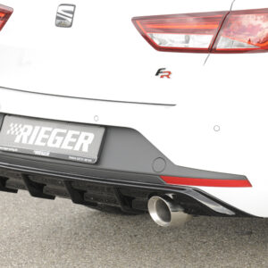 Difusor Trasero Rieger para Seat León FR (5F) - Compatible con Modelos ST