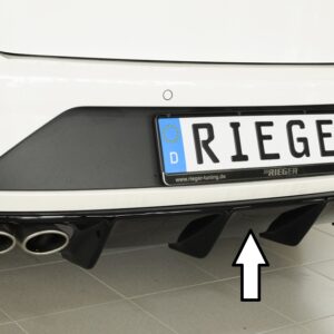Difusor Trasero Rieger para Seat Leon FR (5F) - Compatible con Modelos ST