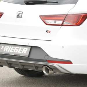 Difusor Trasero Rieger para Seat Leon FR (5F) - Compatible con Modelos ST