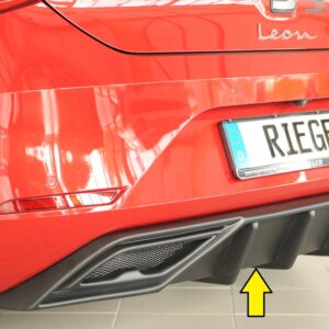Difusor trasero Rieger para Seat León (KL) 5-puertas (04.20-)