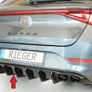 Difusor Trasero Rieger para Seat Leon y Cupra Leon (Modelos 5 puertas)