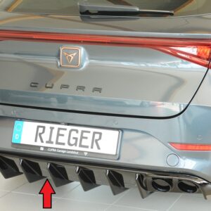 Difusor Trasero Rieger para Seat Leon y Cupra Leon (Modelos FR/Style/Reference)
