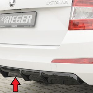 Difusor Trasero Rieger para Skoda Octavia (5E) Combi y Sedán