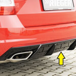 Difusor Trasero Rieger para Skoda Octavia RS (5E)