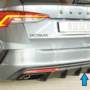 Difusor Trasero Rieger para Skoda Octavia RS (NX) Combi y Sedán