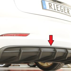 Difusor Trasero Rieger para Tesla Model 3 (2018-2023)