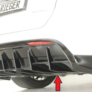 Difusor Trasero Rieger para Tesla Model Y (03.20-)