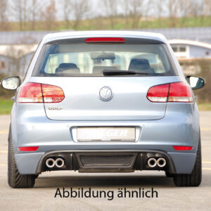 Difusor Trasero Rieger para VW Golf 6 (3 y 5 puertas)