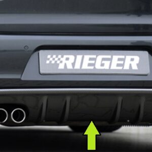 Difusor Trasero Rieger para VW Golf 6 Cabrio y Golf 6