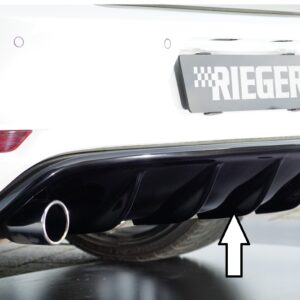 Difusor Trasero Rieger para VW Golf 6 GTI (3 y 5 Puertas, Cabrio)