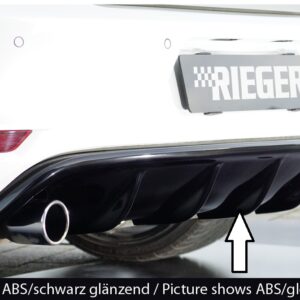 Difusor Trasero Rieger para VW Golf 6 GTI (3 y 5 puertas) y Cabrio