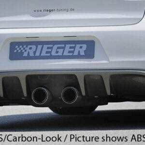 Difusor Trasero Rieger para VW Golf 6 y Modelos Compatibles