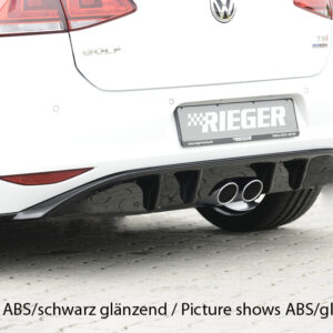 Difusor Trasero Rieger para VW Golf 7 (3 y 5 puertas)