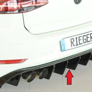 Difusor Trasero Rieger para VW Golf 7 (Facelift)