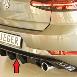Difusor Trasero Rieger para VW Golf 7 GTI (3 y 5 Puertas)