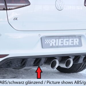 Difusor Trasero Rieger para VW Golf 7 R (3 y 5 puertas)
