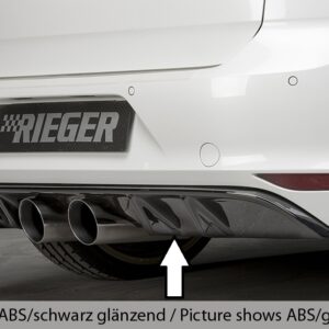 Difusor Trasero Rieger para VW Golf 7 R (3 y 5 puertas)