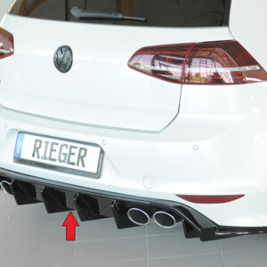 Difusor Trasero Rieger para VW Golf 7 R y R-Line