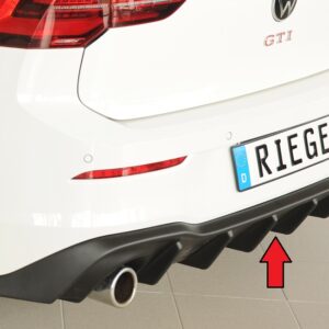 Difusor Trasero Rieger para VW Golf 8 GTD/GTE/R-Line
