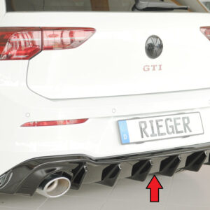 Difusor Trasero Rieger para VW Golf 8 GTI Clubsport