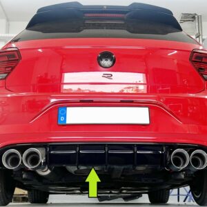 Difusor Trasero Rieger para VW Polo (AW) GTI y R-Line