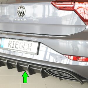 Difusor Trasero Rieger para VW Polo (AW) R-Line 5 Puertas (06.17-05.21)