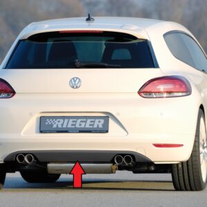 Difusor Trasero Rieger para VW Scirocco 3 (08.08-04.14)
