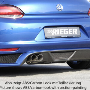 Difusor Trasero Rieger para VW Scirocco 3 (08.08-04.14)