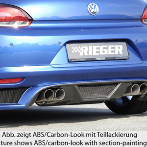 Difusor trasero Rieger para VW Scirocco 3 (2008-2014)
