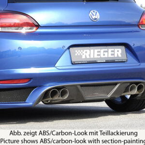 Difusor Trasero Rieger para VW Scirocco 3 (2008-2014)