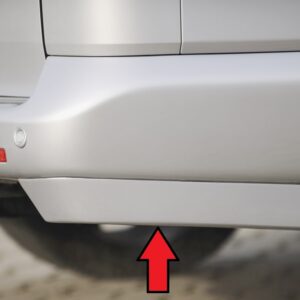 Difusor Trasero Rieger para VW T5 (2004-2009 y 2009 en adelante)