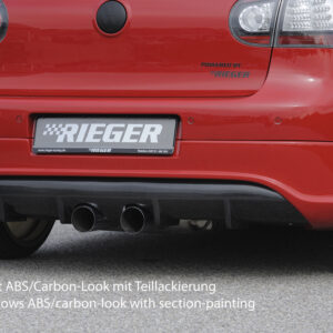 Difusor Trasero Rieger R-Look para VW Golf 5 y Golf 5 GTI