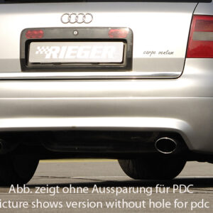 Difusor trasero Rieger S6-Look para Audi A6 (4B) Avant