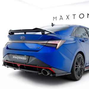 Splitter Central Trasero (con Barras Verticales) para Hyundai Elantra N Mk7 - Maxton Design