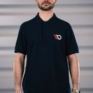 Camiseta Polo Azul Marino para Hombre - Maxton Design