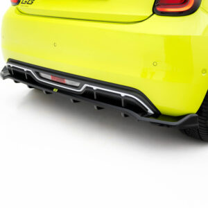 Splitter Trasero Abarth 500e (con barras verticales) - Maxton Design