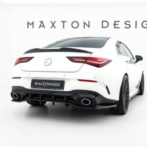 Splitter Trasero con Barras Verticales para Mercedes-AMG CLA 35 / 45 Coupe y Shooting Brake C118 / X118 Facelift - Maxton Design