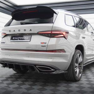 Splitter trasero con barras verticales para Skoda Kodiaq RS Mk1 / Mk1 Facelift - Maxton Design