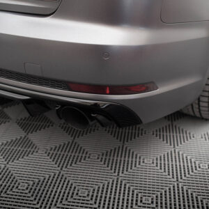 Difusor Trasero Audi A4 S-line B9 (Compatible con versiones de escape simple a ambos lados) - Maxton Design