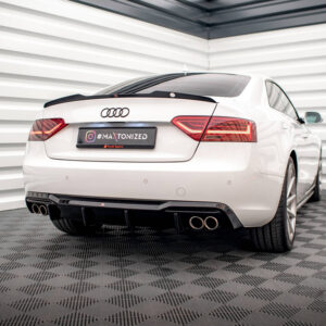 Difusor Trasero Audi A5 8T Facelift (Compatible con doble salida de escape) - Maxton Design