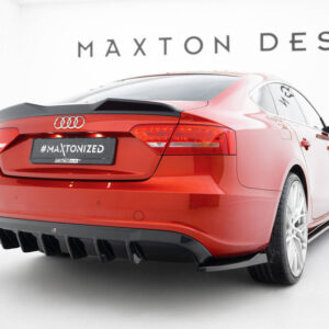 Difusor Trasero Audi A5 S-Line Sportback 8T (Versión con salidas de escape dobles a un lado) - Maxton Design