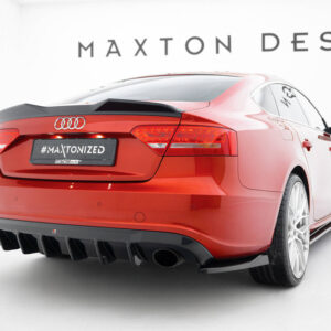 Difusor Trasero Audi A5 S-Line Sportback 8T (Versión con salidas de escape simples a ambos lados) - Maxton Design