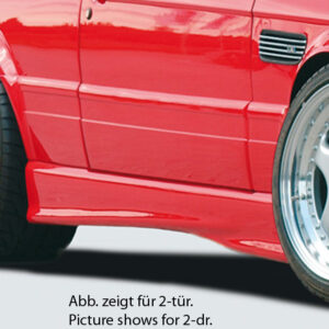 Faldón lateral derecho Rieger para BMW Serie 3 E30