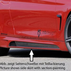 Faldón lateral derecho Rieger para BMW Serie 4 F32/F33
