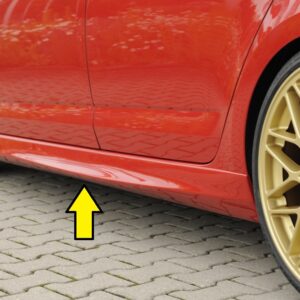 Faldón lateral izquierdo Rieger para Skoda Octavia (5E)